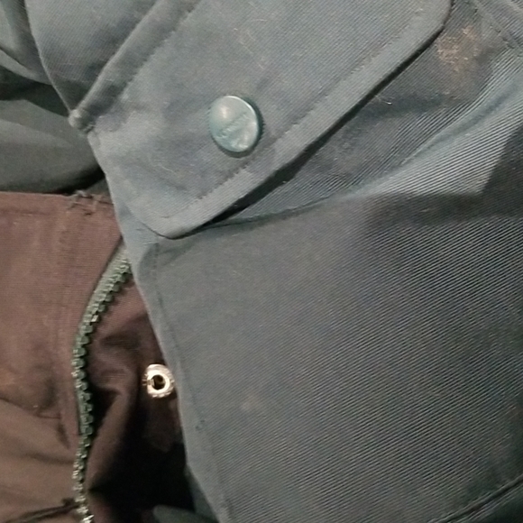 Men's Carhartt Forest Green Jacket multiple pockets sz XL - Picture 6 of 8